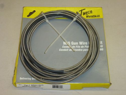 Nos! tweco weldskill mig welding gun wire conduit, #ws44-116-25 for sale