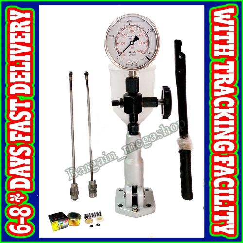 Diesel injector nozzle tester glycerin filled dual scale6000 bar/psi gauge c26 for sale