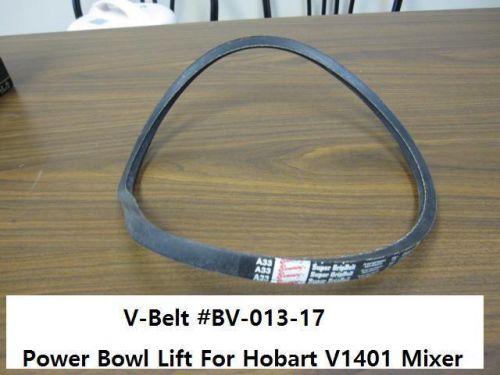 V belt, power bowl lift unit for hobart mixer - hobart part# bv-13-17 for sale