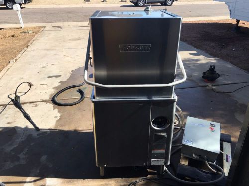 Tested Hobart AM-14 Commercial Pass Thru High Temp Dishwasher w/ Booster