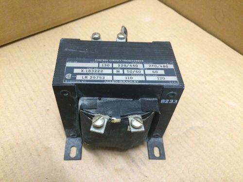 Allen bradley x-183222 130 kva 130 va control transformer for sale