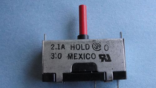 815003 - QTY 1 - NEW LITTELFUSE  CIRCUIT BREAKER 2.1A  HOLD 3.0