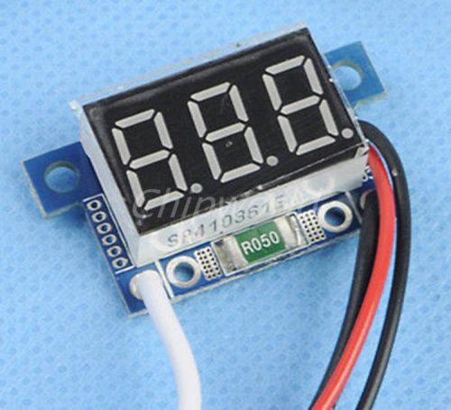 1pcs DC 0 To 999mA Red LED Panel Meter Mini Digital Ammeter New