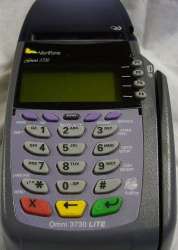 VeriFone Omni 3730 Lite Credit Card Machine Terminal
