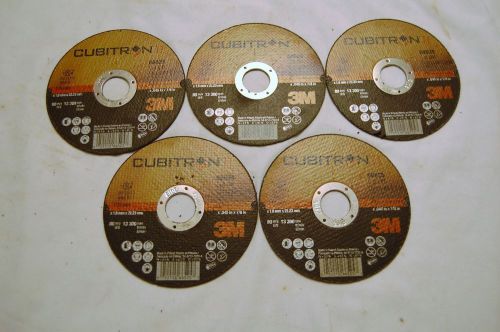 3m cubitron ii 4-1/2&#034;x.045x7/8&#034; cut off wheel disc 13300 rpm&#039;s  (qty of 5) for sale