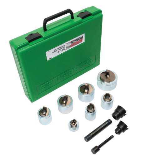 Greenlee 7307sp speed ko kit, conduit,ss 1/2x2&#034;, 1-7/32&#034; for sale