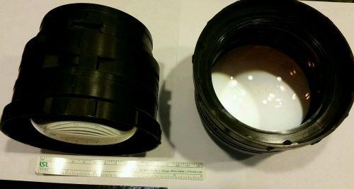 Optical lenses - two 9 cm diameter