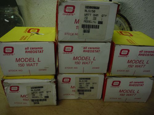 7 new old stock ohmite all ceranmic rheostats model l 150 watts for sale