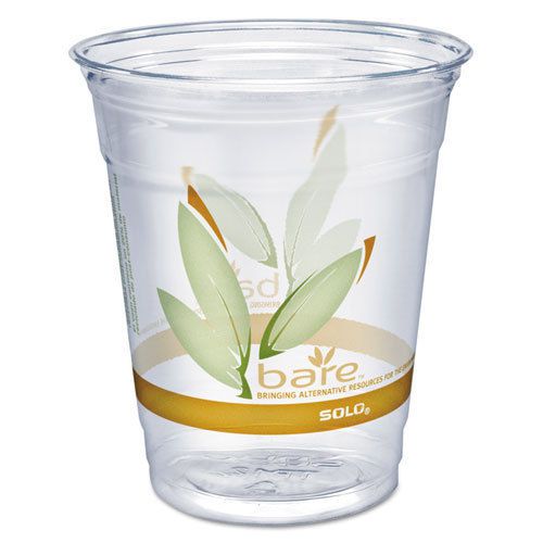 Bare eco-forward rpet cold cups, 12-14 oz, clear, 50/pack for sale