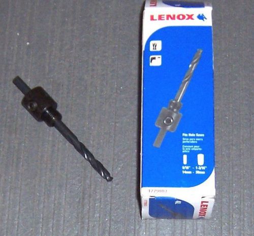 Lenox 1779803 4l arbor with 4-1/4&#034; pilot drill bit for hole saws 9/16&#034;-1-3/16 for sale
