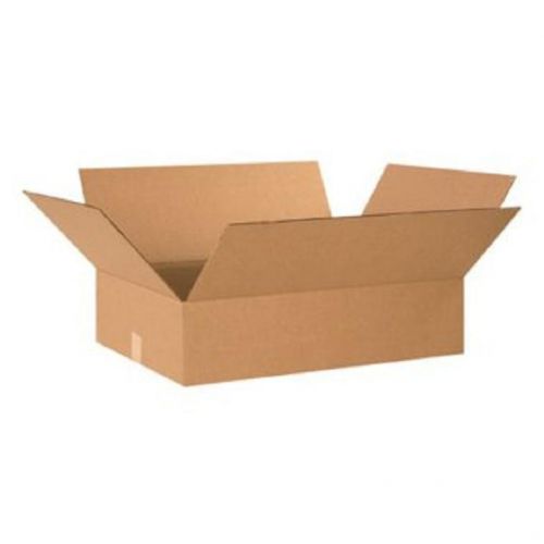 Corrugated cardboard flat shipping storage boxes 24&#034; x 18&#034; x 6&#034; (bundle of 20) for sale