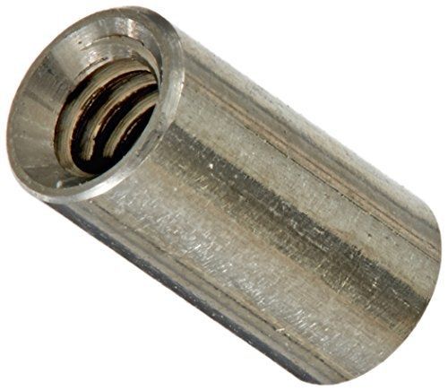 Small Parts Round Standoff, Stainless Steel, Female, #2-56 Screw Size, 0.125&#034;