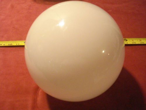 (4161.) Replacement Glass Ball Globe 8&#034; with 4&#034; Fitter Neck
