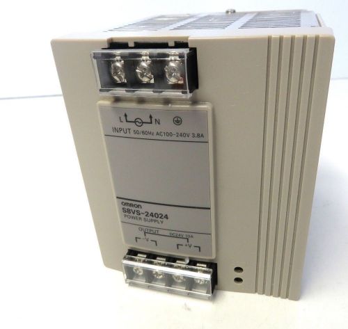 Omron S8VS-24024 Automation Power Supply Input 100-240V Output 24VDC 10A