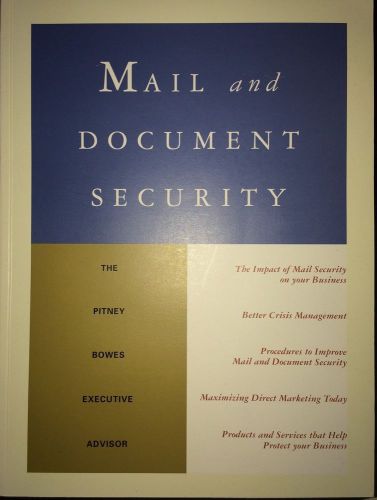 Corporate Mailroom And Document Security By Pitney Bowes
