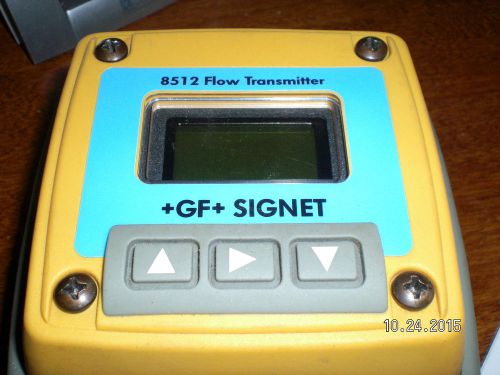Gf signet 8512 flow transmitter &amp; transducer for sale
