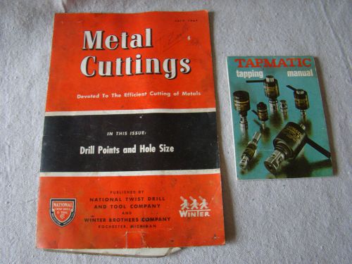 1964 Issue of Metal Cuttings &amp; Tapmatic Tapping Manual / Machining Charts 461549