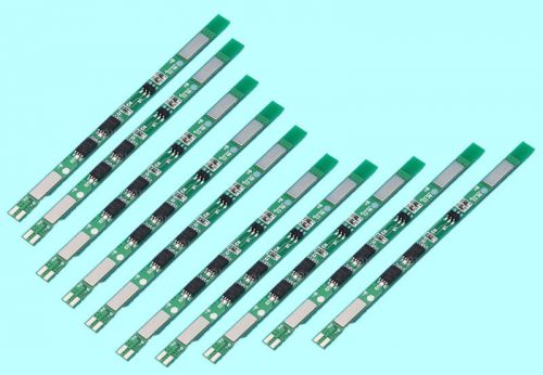 10PCS 3.7V 4A 1S Dual MOS Polymer Lithium Battery Protection Board for 18650
