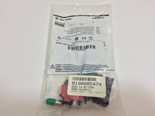 FACTORY SEALED! ALLEN-BRADLEY FULL VOLTAGE MODULE WITH LATCH 800E-3DL5GX11