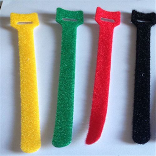 10 x 5.9&#034; 5 colors stick cable ties straps reusable hook loop wire strap tie tz for sale