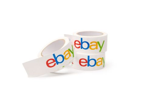 eBay Branded BOPP Packaging Tape - 2 Rolls (75 yards per roll)
