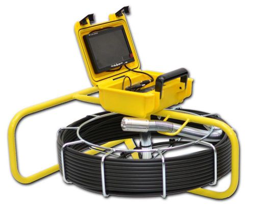 Sewer Video Drain Pipe Cleaner Snake Inspection Camera 100&#039; COLOR