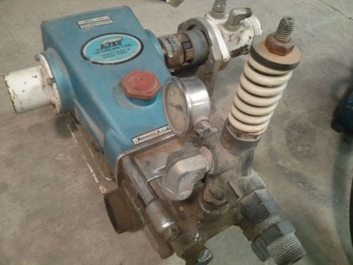 Cat pump model 1010 with pressure relief valve and pressure gauge for sale