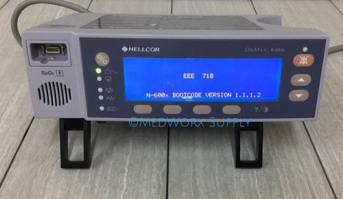 Nellcor N-600X Pulse Oximeter Monitor 9946