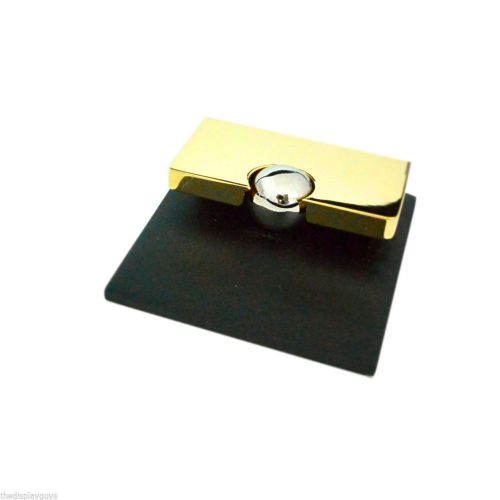 Deluxe Copper Gold Plate Ball Memo Holder for Office Supply