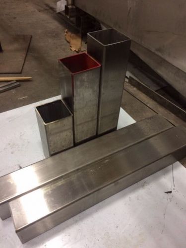 316 Stainless Steel Square Tube 4 X 4 X 3/16   Sold Per Lineal Foot.