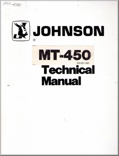 Johnson Technical Manual MT-450