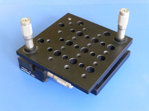 Newport 37 tip tilt rotation stage / platform with sm-13 micrometers for sale