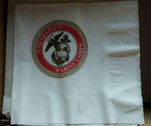 US Military USMC Marine Corps Party Cocktail Napkins over 740+ Free Shipping