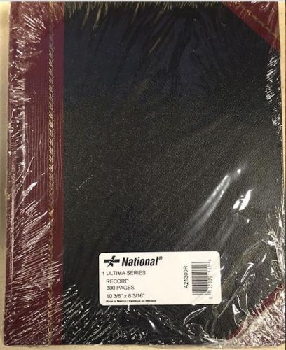 National Ultima Series 300 Page Record Book 10-3/8&#034; x 8-3/16&#034; A21300R