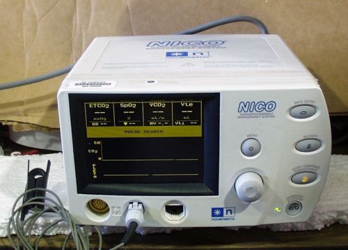 Respironics nico novametrix cardiopulmonary  monitor w/spo2 sensor for sale