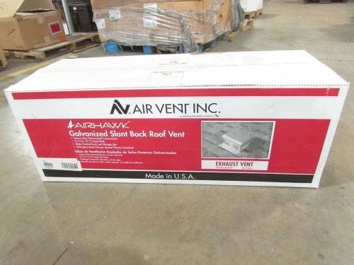 Lot of 9 air vent airhawk galvinized slant back roof vent rvg55mf for sale