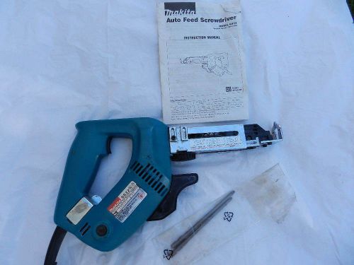 Makita 6832 1-inch to 2-1/4-inch auto feed screwdriver drywall gun w/hard case for sale