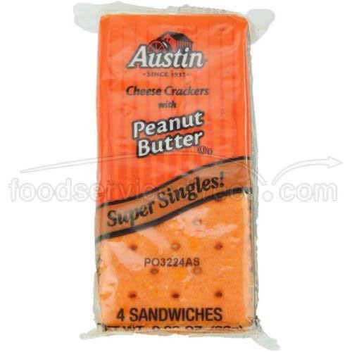 Austin Cheese Sandwich Crackers with Cheddar Cheese, 0.917 Ounce -- 144 per c...