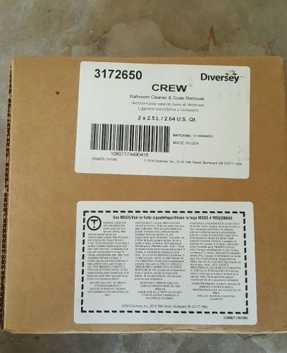 Diversey™ crew bathroom cleaner and scale remover 2 x2.5l pack new for sale