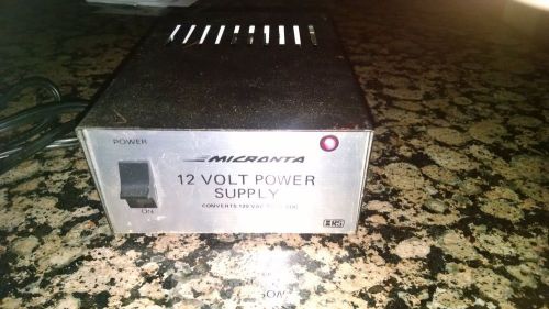 Vintage micronta 12 volt power supply radio shack cat # 22-127 d works well. for sale