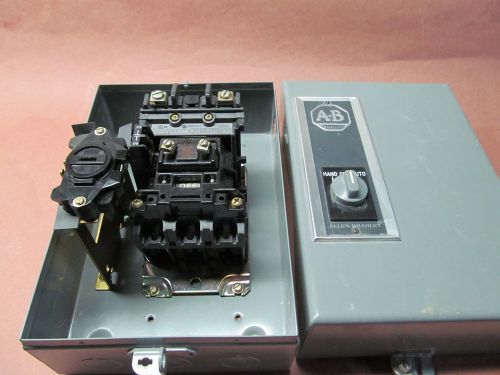 A&amp;b 50o-aod930 contactor w/ hoa switch  in nema 1 enclouser 120 volt coil for sale