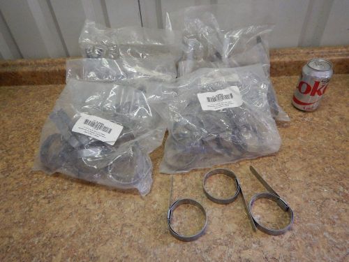 60 new galvanized steel hose clamp 2 1/2&#034; id x 5/8&#034; wide grainger 3lz46a  new for sale