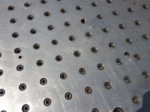 28&#034; round sub plate steel fixture/mounting plate drilled and tapped for sale