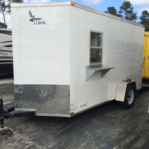 2015  NEW 6 X 12&#039;+ 2&#039;=14 X 6&#039;6&#034;H CONCESSION MOBILE FOOD TRAILER W/ EQUIPMENT-FL