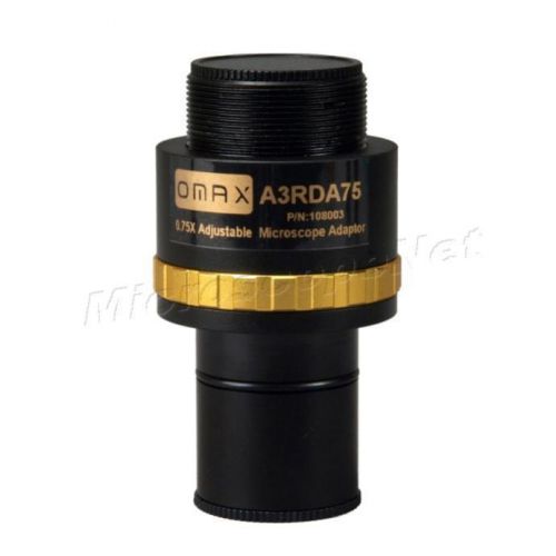 0.75x focus adjustable reduction lens for microscope usb camera with c-mount for sale