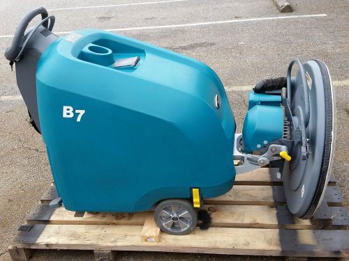 Used tennant b7 27-inch battery-powered walk behind burnisher under 300 hours for sale