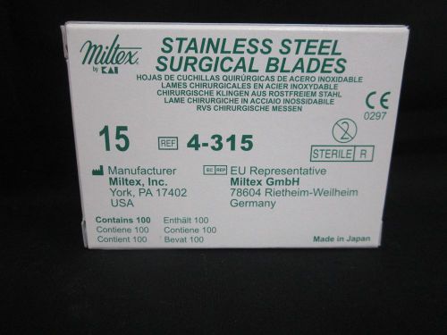 Miltex Stainless Steel Surgical Blade #15