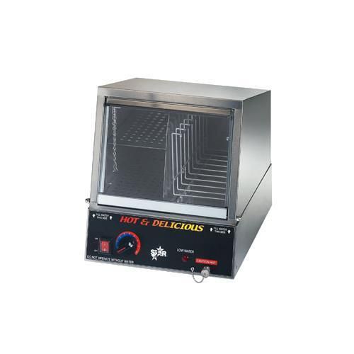 New Star 70SSA Hot Dog Steamer W/Juice Tray
