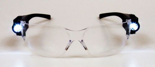 Lab&amp;Med Nurse/Dr Eyewear BEST! Safety Eye Protection BRIGHT white LED!!