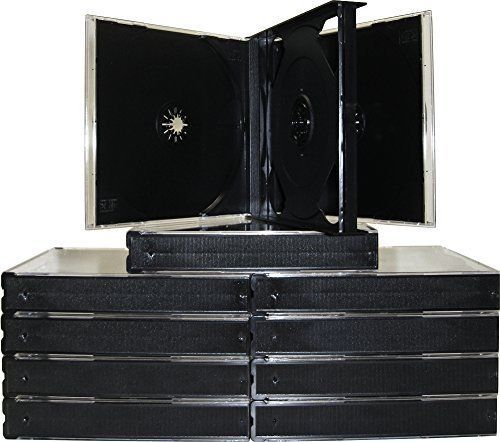 10 Black Quad 4 Disc CD Jewel Case New